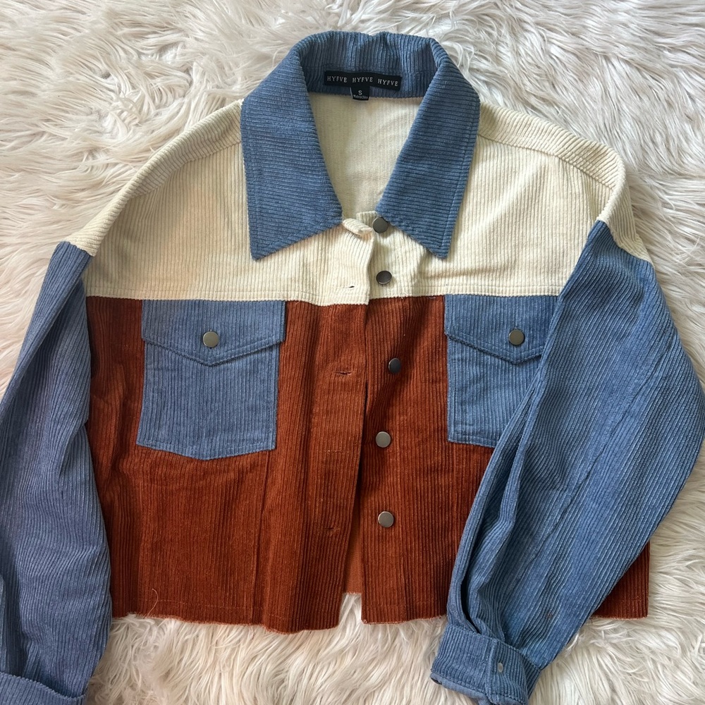 Cropped Corduroy Jacket